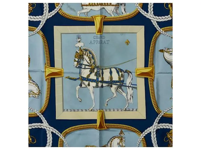 Carré 90 de Hermès Azul 