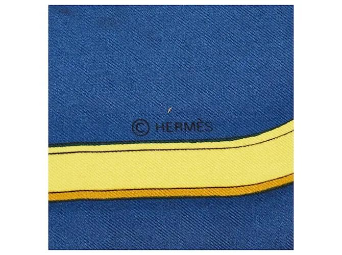 Carré 90 de Hermès Azul 