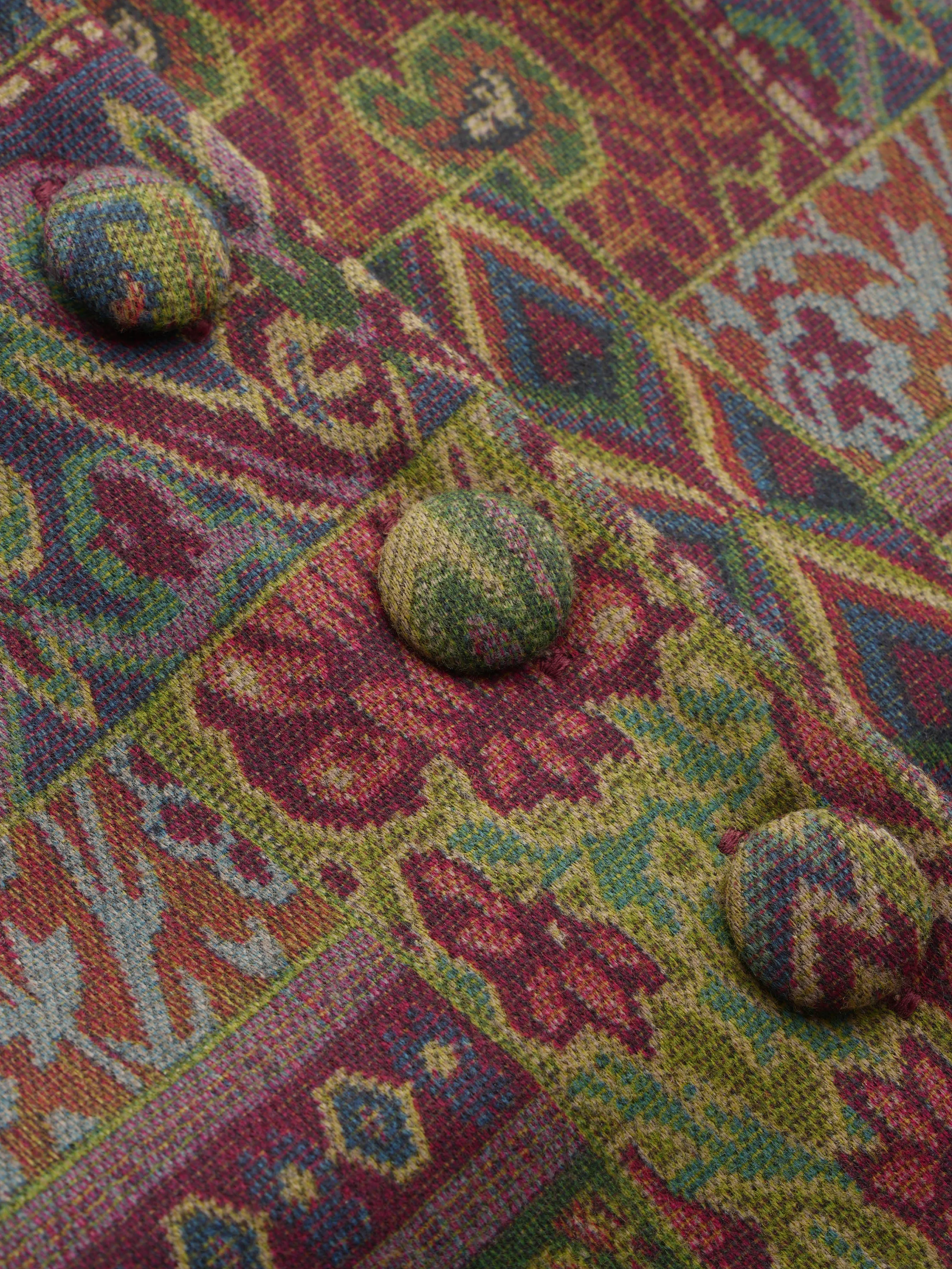  Chaleco Gráfico Azteca Retro con Cuello en V