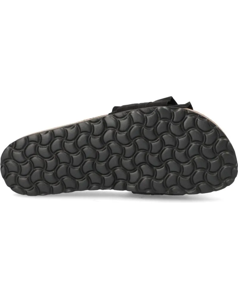 Chanclas de Mujer VERBENAS 3300620220 ROCIO SERRAJE VOLANTE NEGRO NEGRO