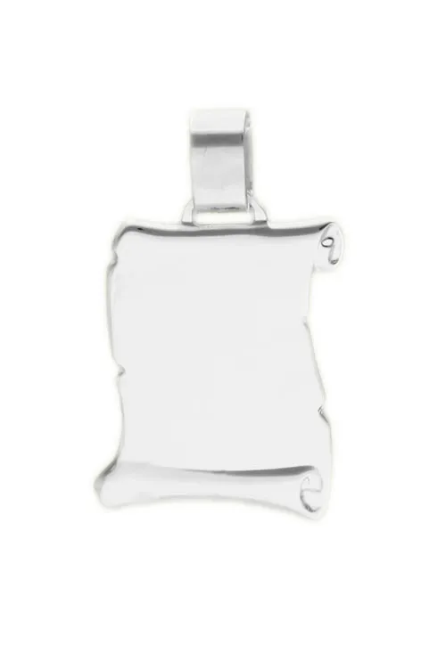 Chapa de plata pergamino 22×29 mm. 315_13408