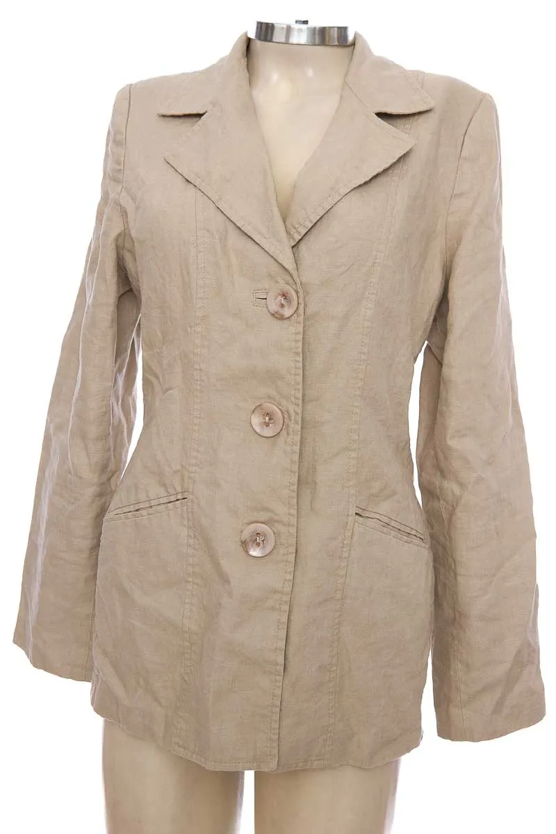 CHAQUETA / ABRIGO COLOR BEIGE  SGS STUDIO