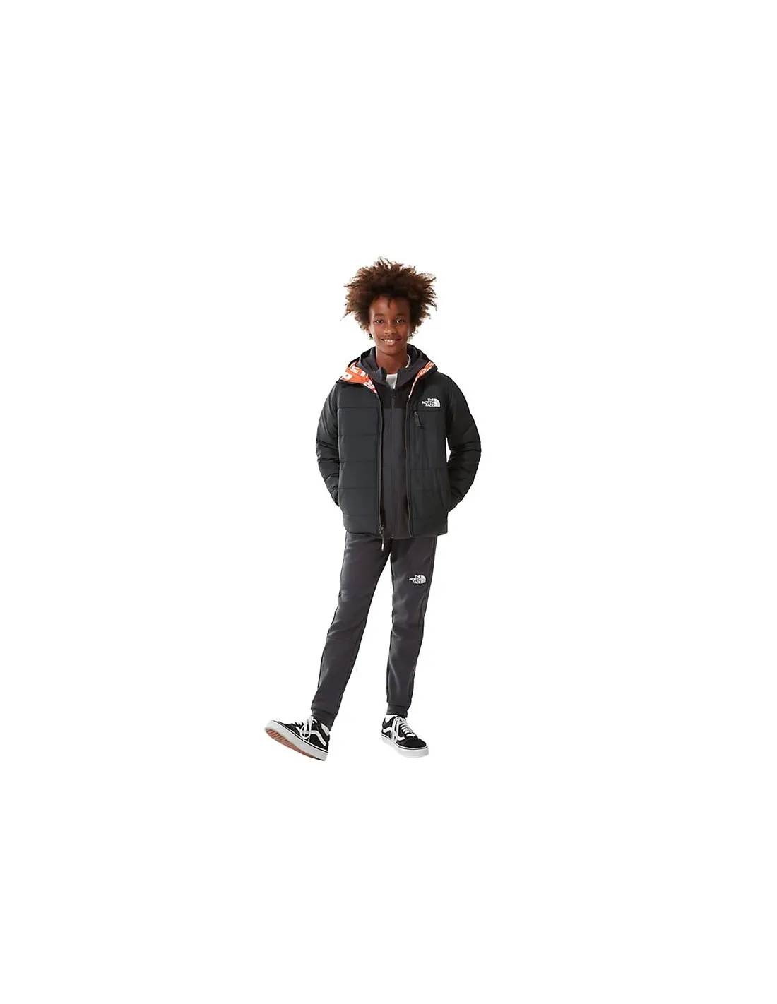 Chaqueta The North Face Print RV Perrito Gris Niño
