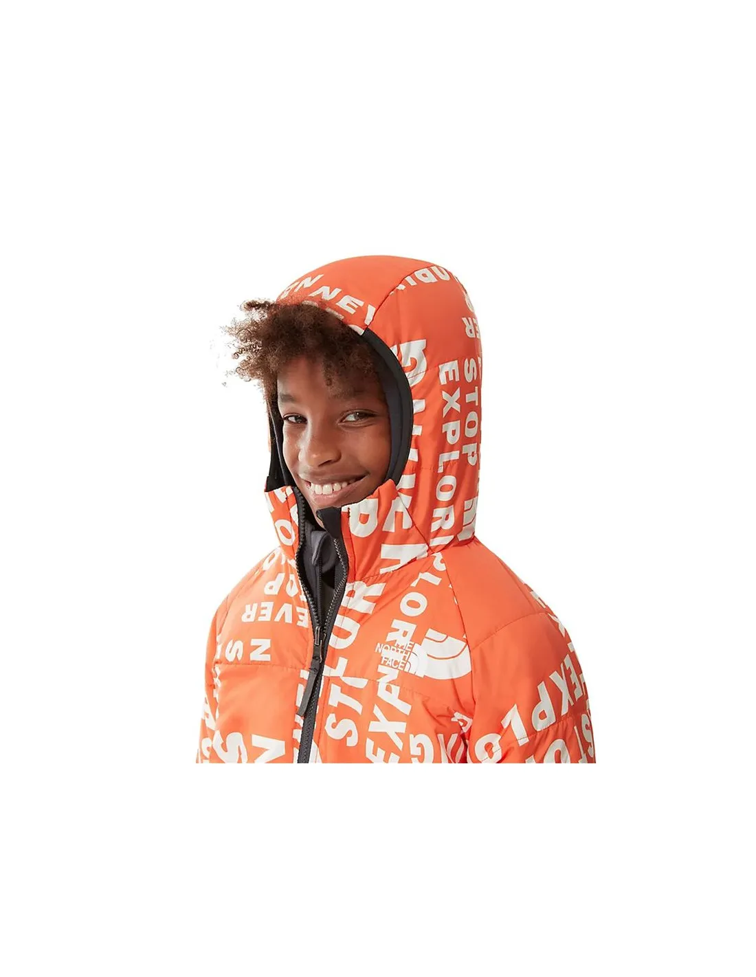Chaqueta The North Face Print RV Perrito Gris Niño