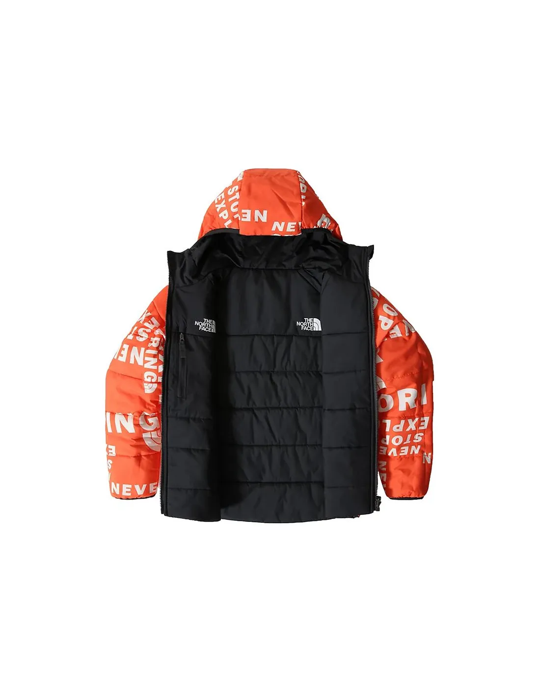 Chaqueta The North Face Print RV Perrito Gris Niño