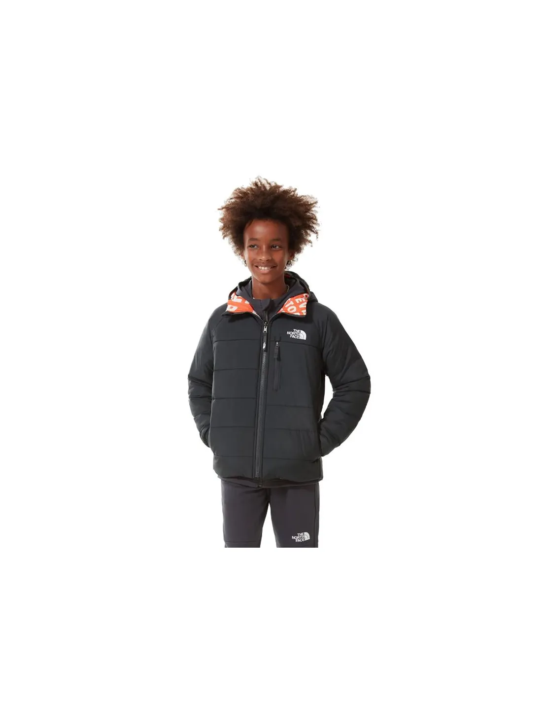 Chaqueta The North Face Print RV Perrito Gris Niño