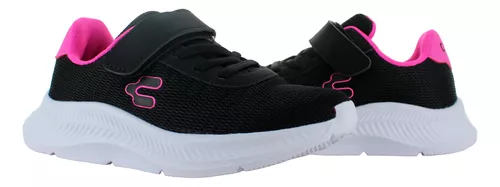 Charly Tenis Correr Atletico Ligero Textil Negro Niña 82966