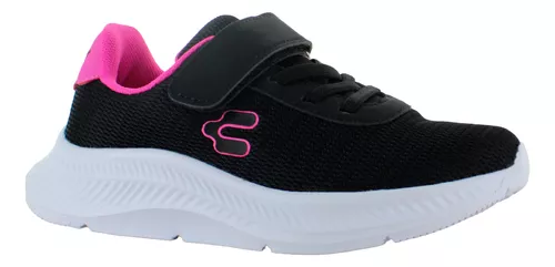 Charly Tenis Correr Atletico Ligero Textil Negro Niña 82966