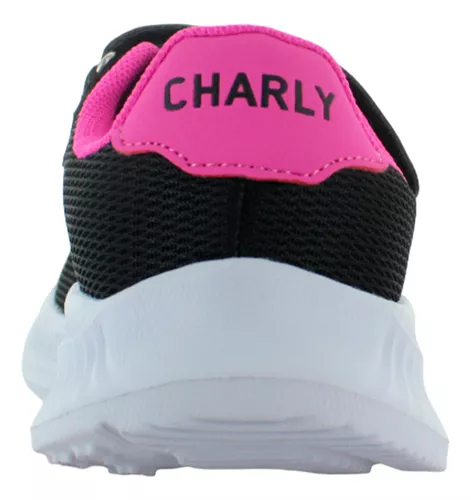Charly Tenis Correr Atletico Ligero Textil Negro Niña 82966