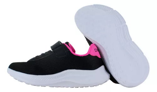 Charly Tenis Correr Atletico Ligero Textil Negro Niña 82966