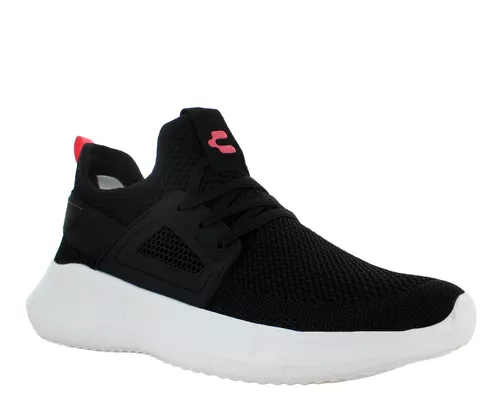 Charly Tenis Moda Cordones Confort Textil Negro Mujer 83609