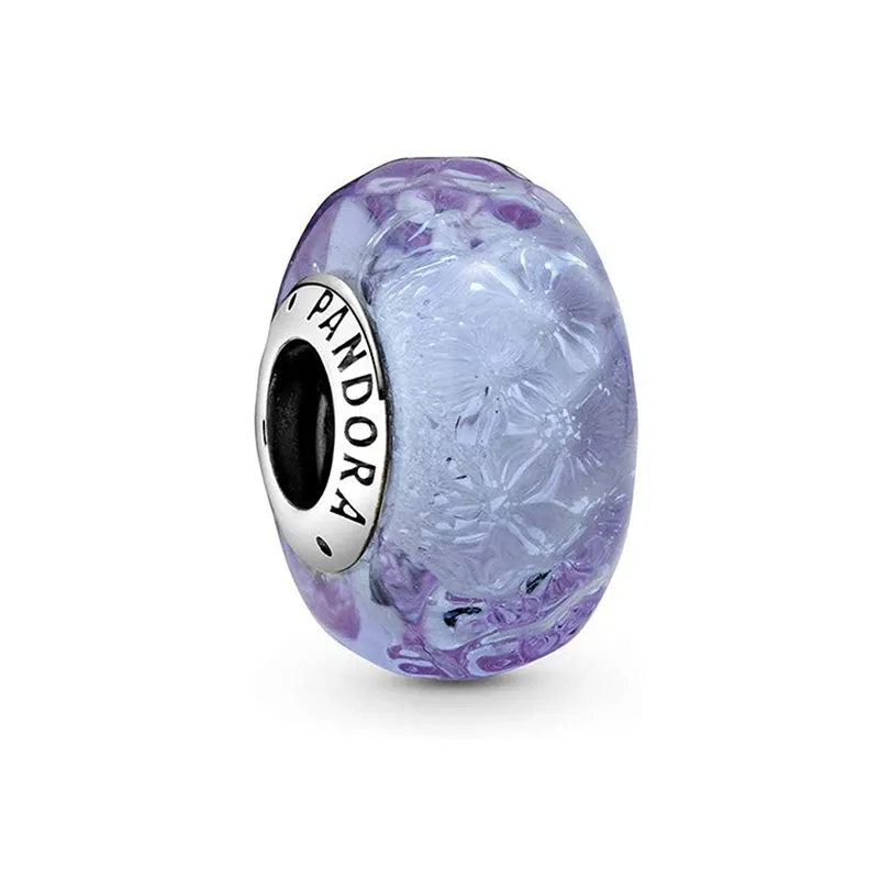 Charm de Cristal de Murano Lavanda Ondulado 798875C00
