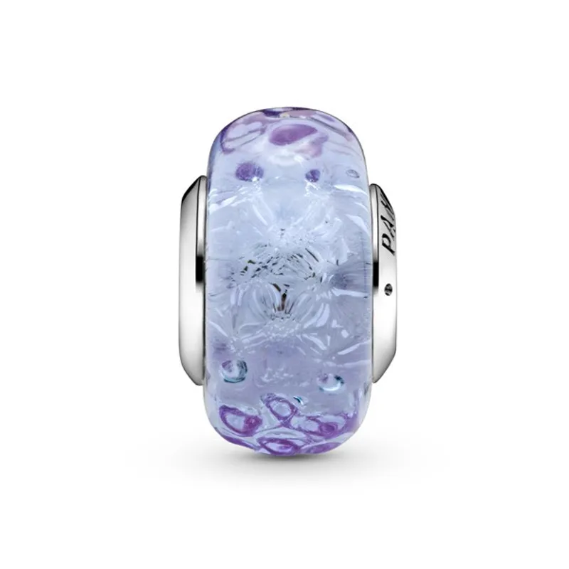 Charm de Cristal de Murano Lavanda Ondulado 798875C00