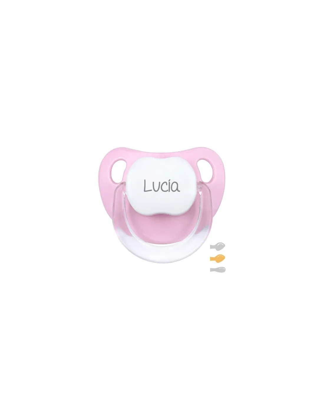 Chupete Baby Personalizado Rosa Pastel de Mi Pipo