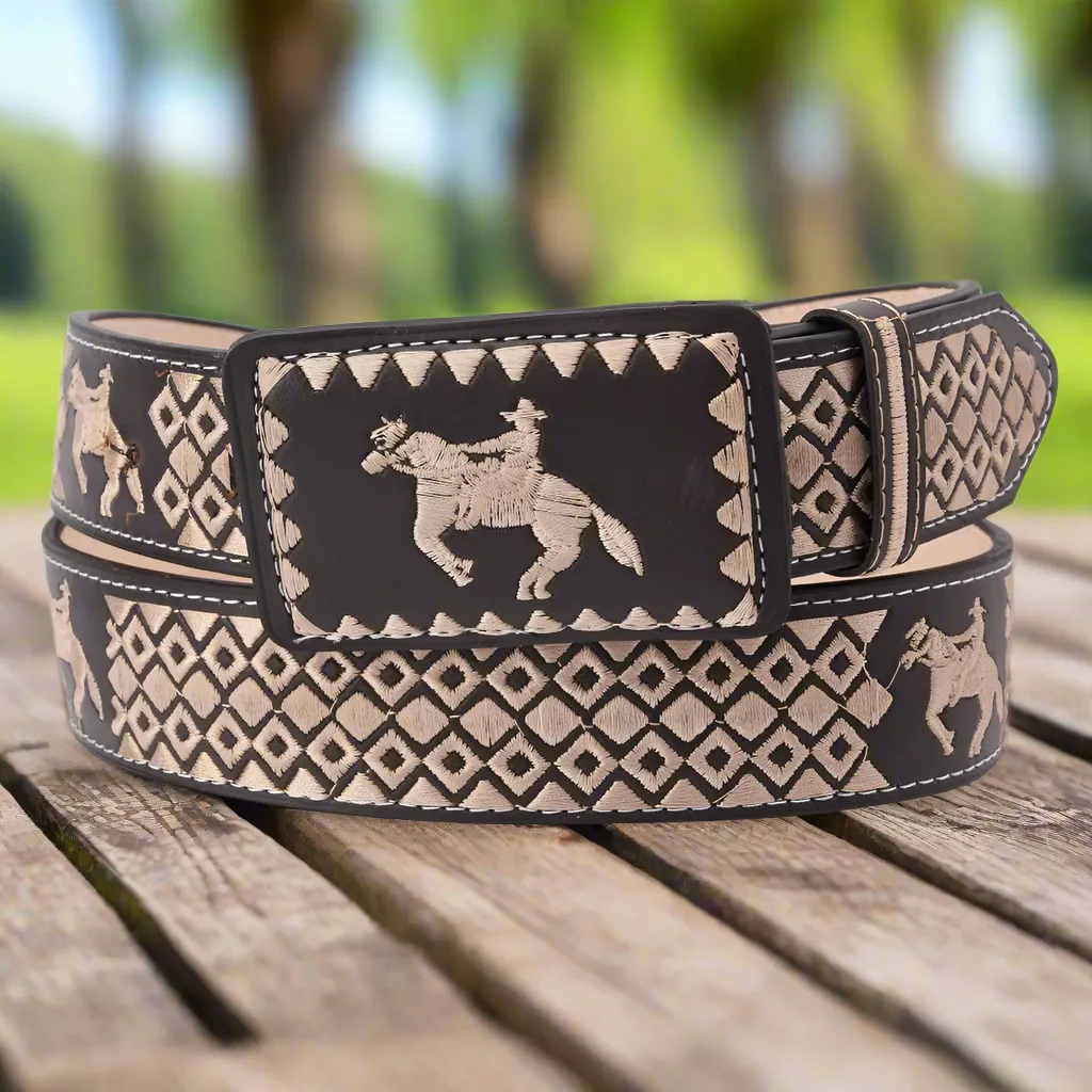 CINTO DE PIEL TM13119 LEATHER BELT