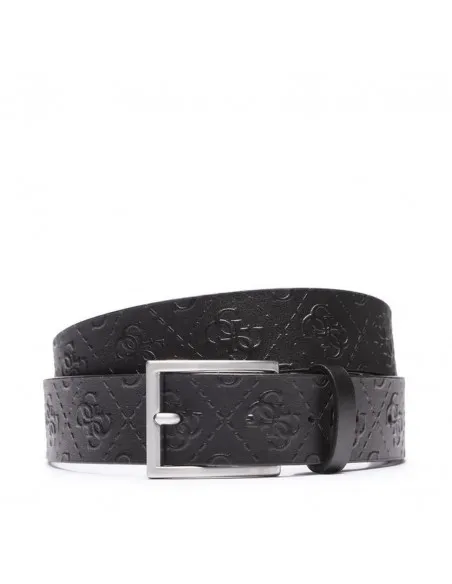 CINTURóN GUESS NEGRO MULTILOGO  ECOOL