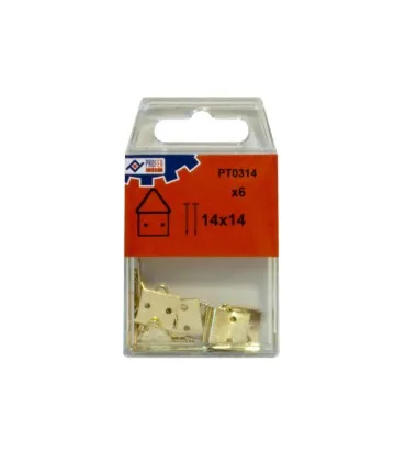 CUELGACUADRO CLAVAR C/6 PZS PROFER TOP 14X14MM 48343PT0314