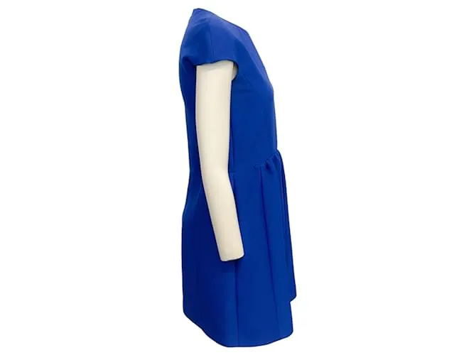 Céline Vestido azul cobalto con mangas japonesas de Celine 