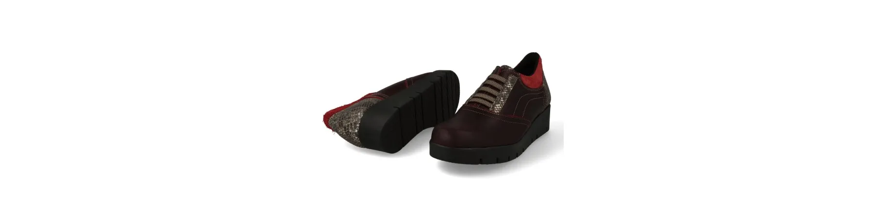 DEPORTIVAS con CUÑA MUJER PIEL MOD. KAIRI