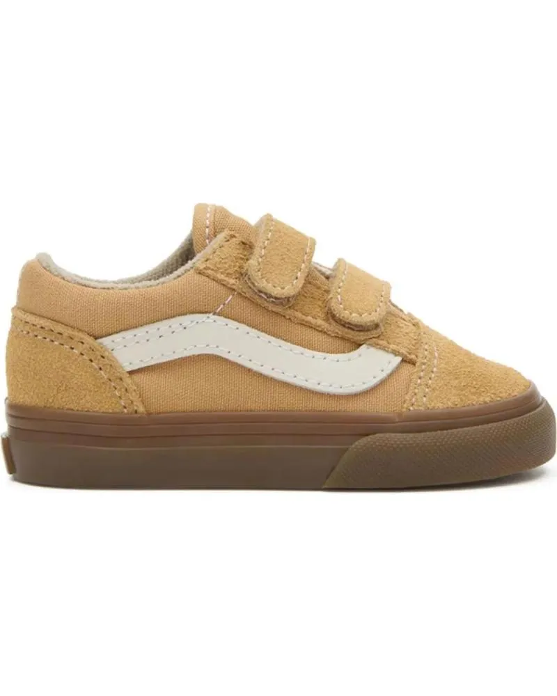 Deportivas VANS OFF THE WALL  de Niña y Niño ZAPATILLAS PARA BEBE CASUAL VANS OLD SKOOL V GUM ANTEL  MARRON