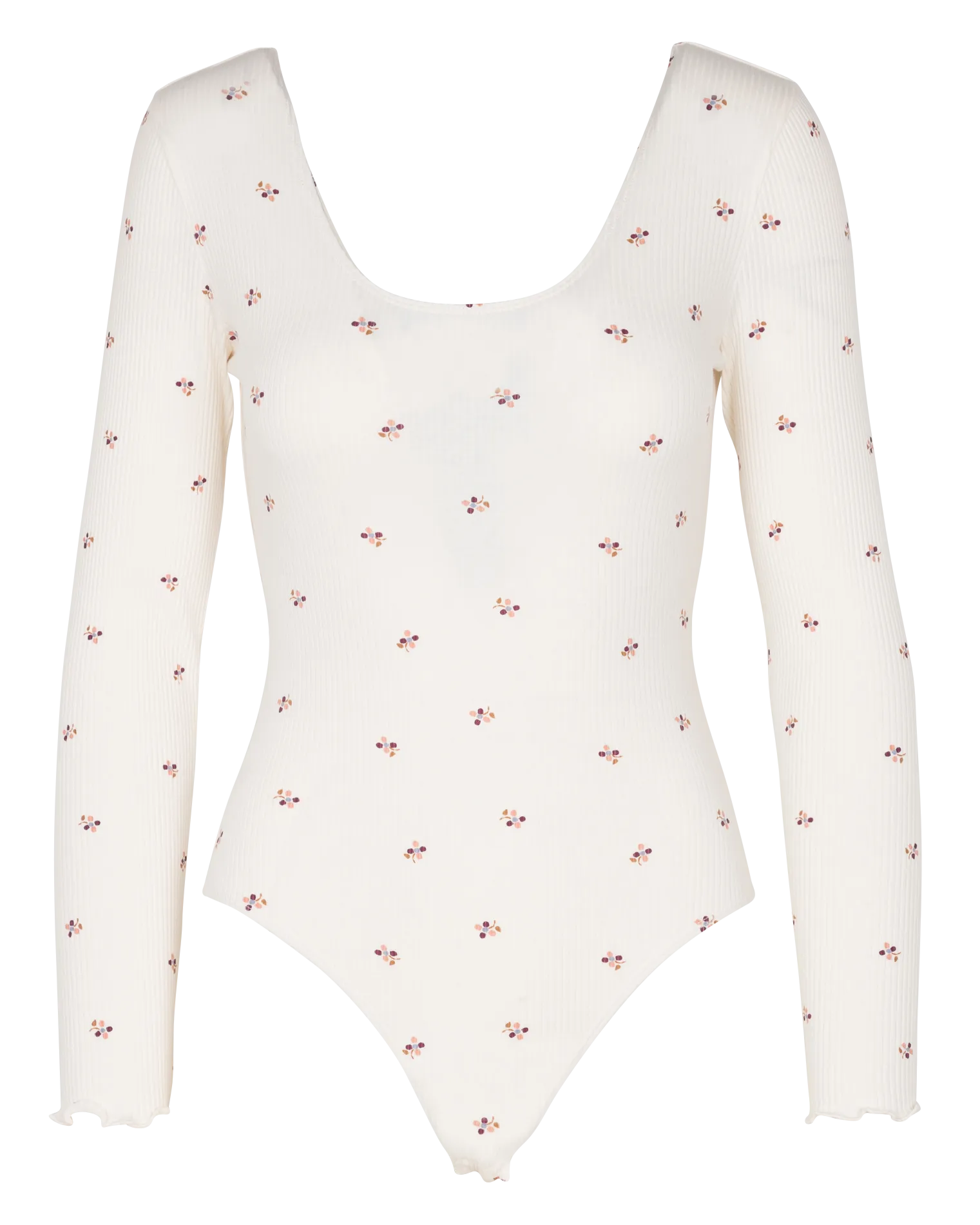 DES PETITS HAUTS HAIVY  BODY DE ALGODóN CON CUELLO REDONDO EN BLANCO