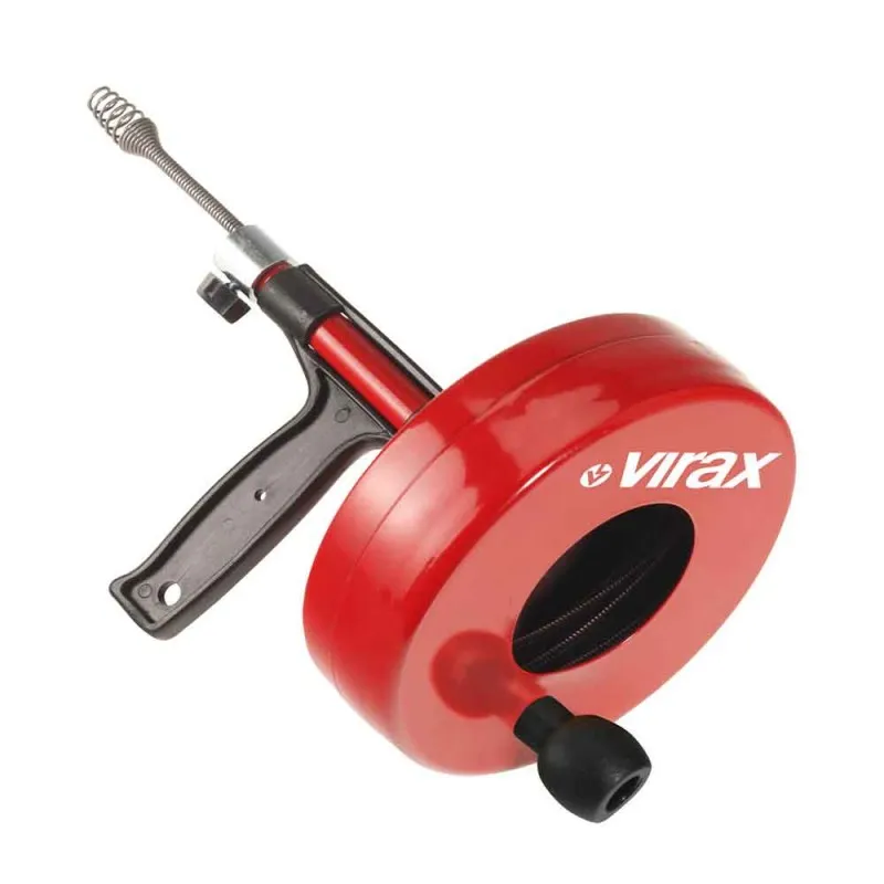 Desatascador Manual Tambor 7.5m VIRAX 290600