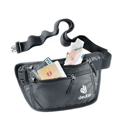 Deuter Cinturón de seguridad de dinero Ii (billetera) Negro