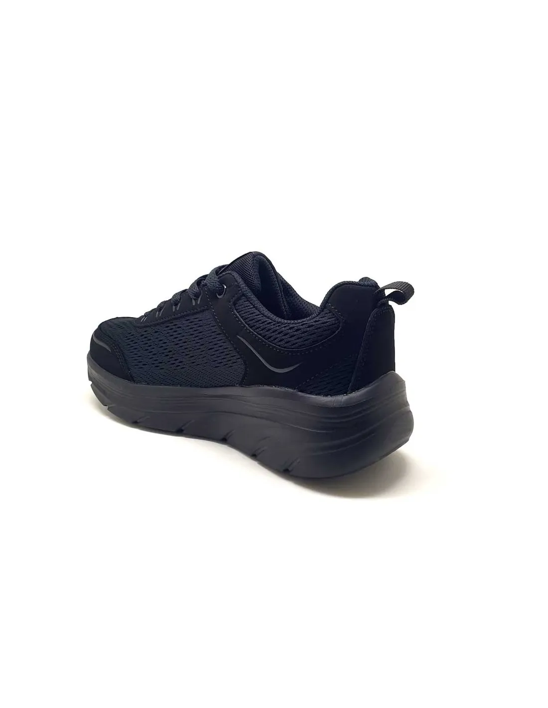 DOUBLE MEMORY DEPORTIVA HOMBRE NEGRA CON PLANTILLA MEMORY FOAM CÓMODA Y VERSATIL M60A
