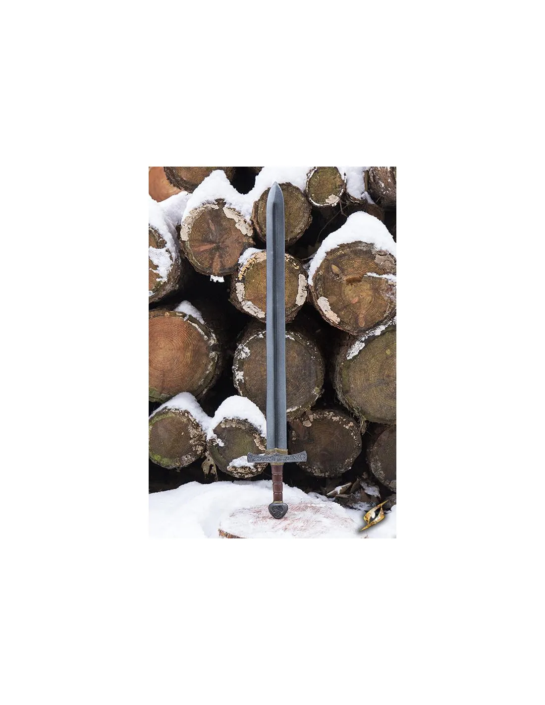 Espada Medieval de los Cruzados en látex para LARP, 100 cm.
