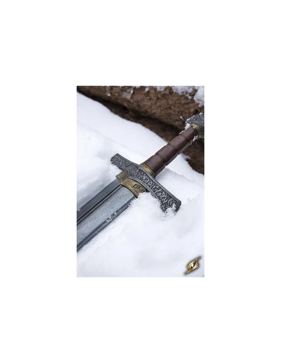 Espada Medieval de los Cruzados en látex para LARP, 100 cm.