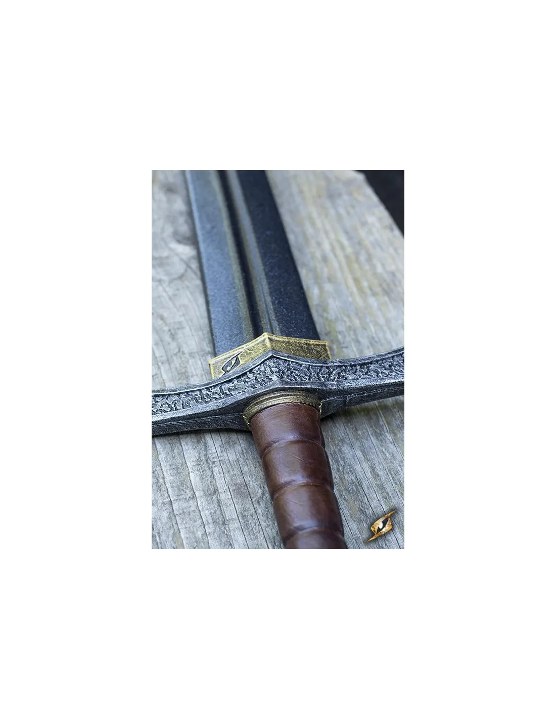 Espada Medieval de los Cruzados en látex para LARP, 100 cm.