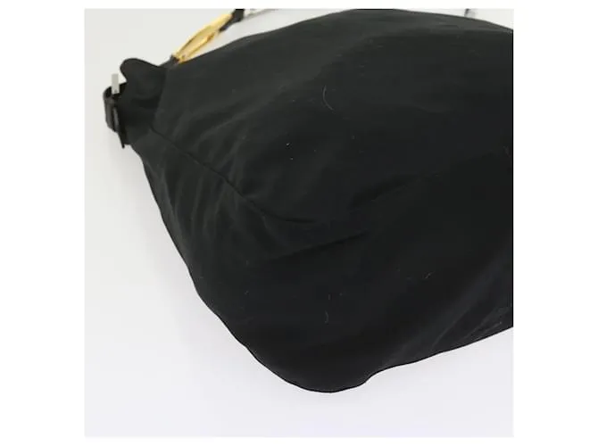 FENDI Bandolera Nylon Negro Auth bs9744 