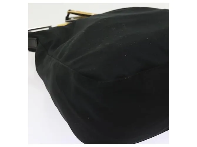 FENDI Bandolera Nylon Negro Auth bs9744 