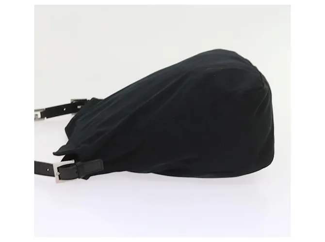 FENDI Bandolera Nylon Negro Auth bs9744 
