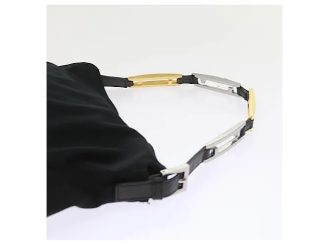 FENDI Bandolera Nylon Negro Auth bs9744 