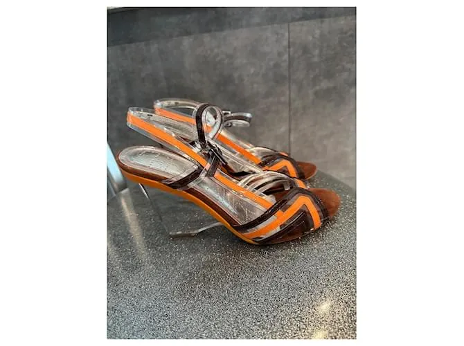 Free Lance Sandalias Naranja 