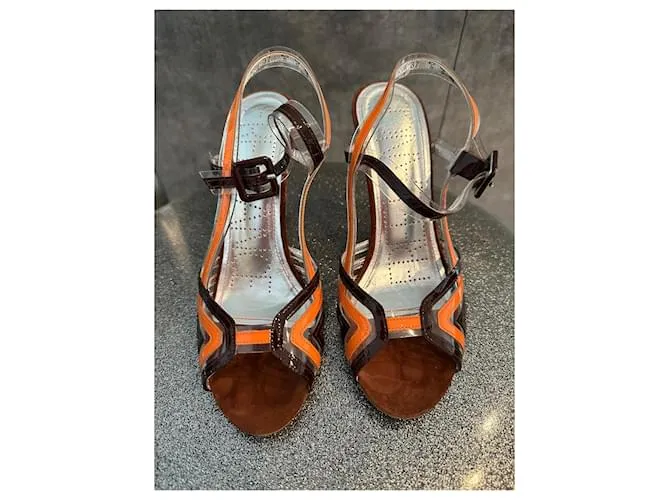 Free Lance Sandalias Naranja 