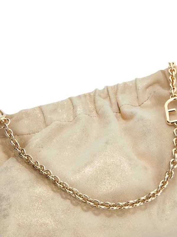 FURLA BOLSO CLUTCH  DORADO