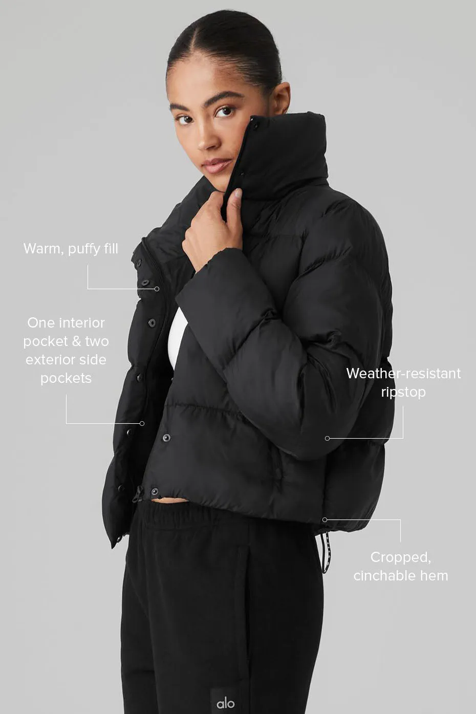 GOLD RUSH PUFFER  BLACK