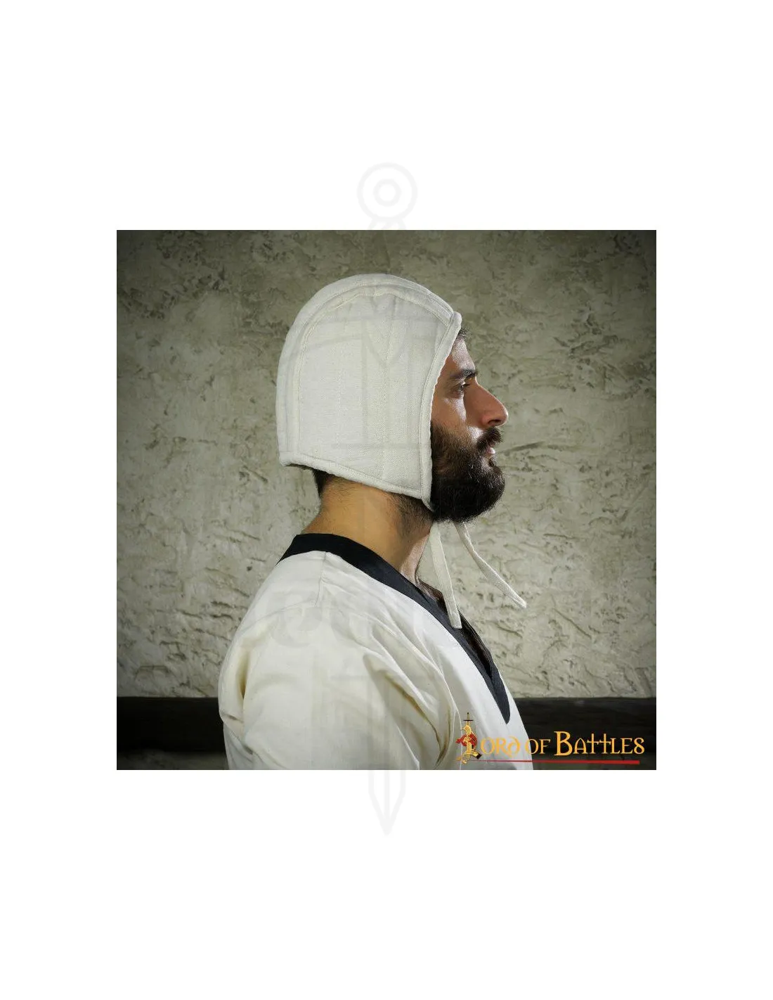 Gorro de Armar medieval acolchado, varios colores