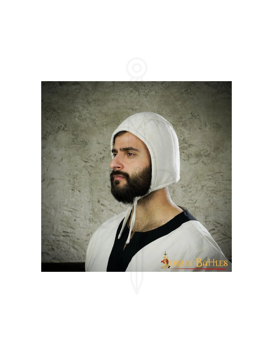 Gorro de Armar medieval acolchado, varios colores