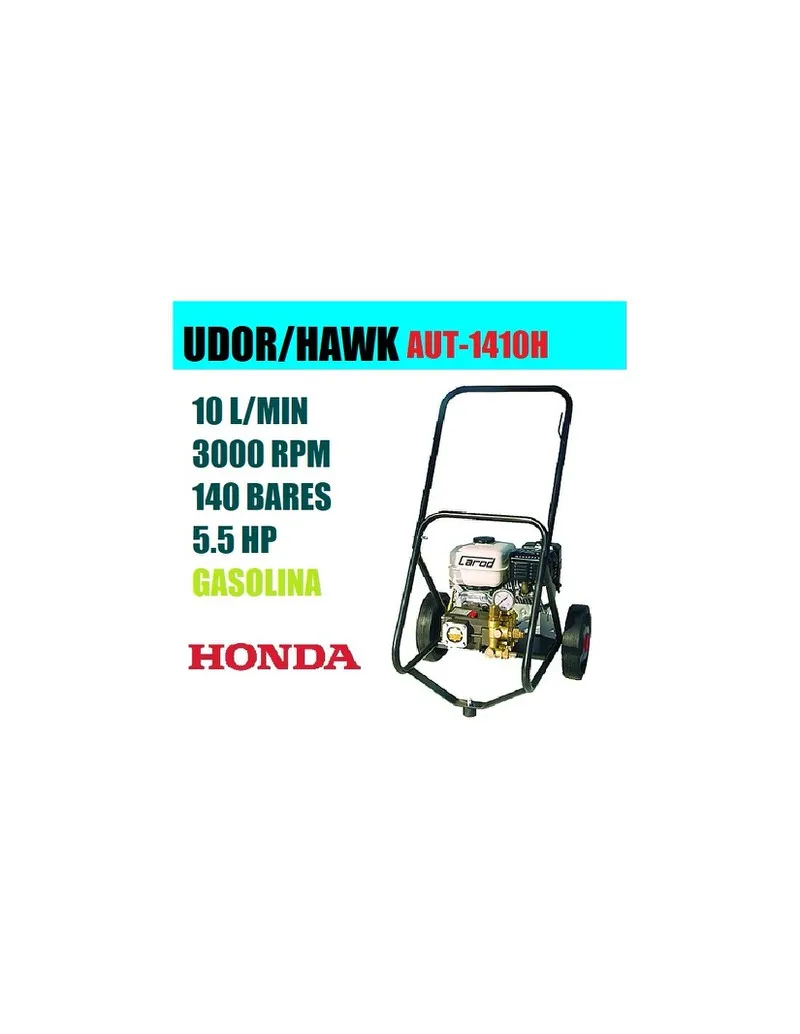 HIDROLIMPIADORA CAROD AGUA FRíA AUT1410H UDOR/HAWK MOTOR HONDA
