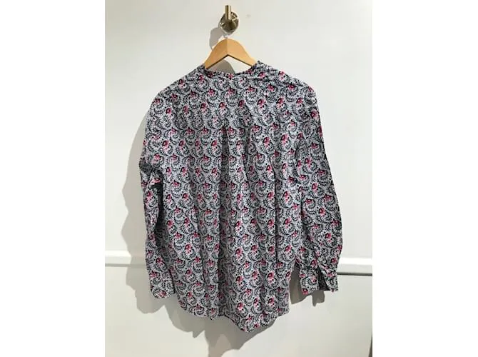 ISABEL MARANT ETOILE Tops Camiseta.Internacional M Algodón Azul 