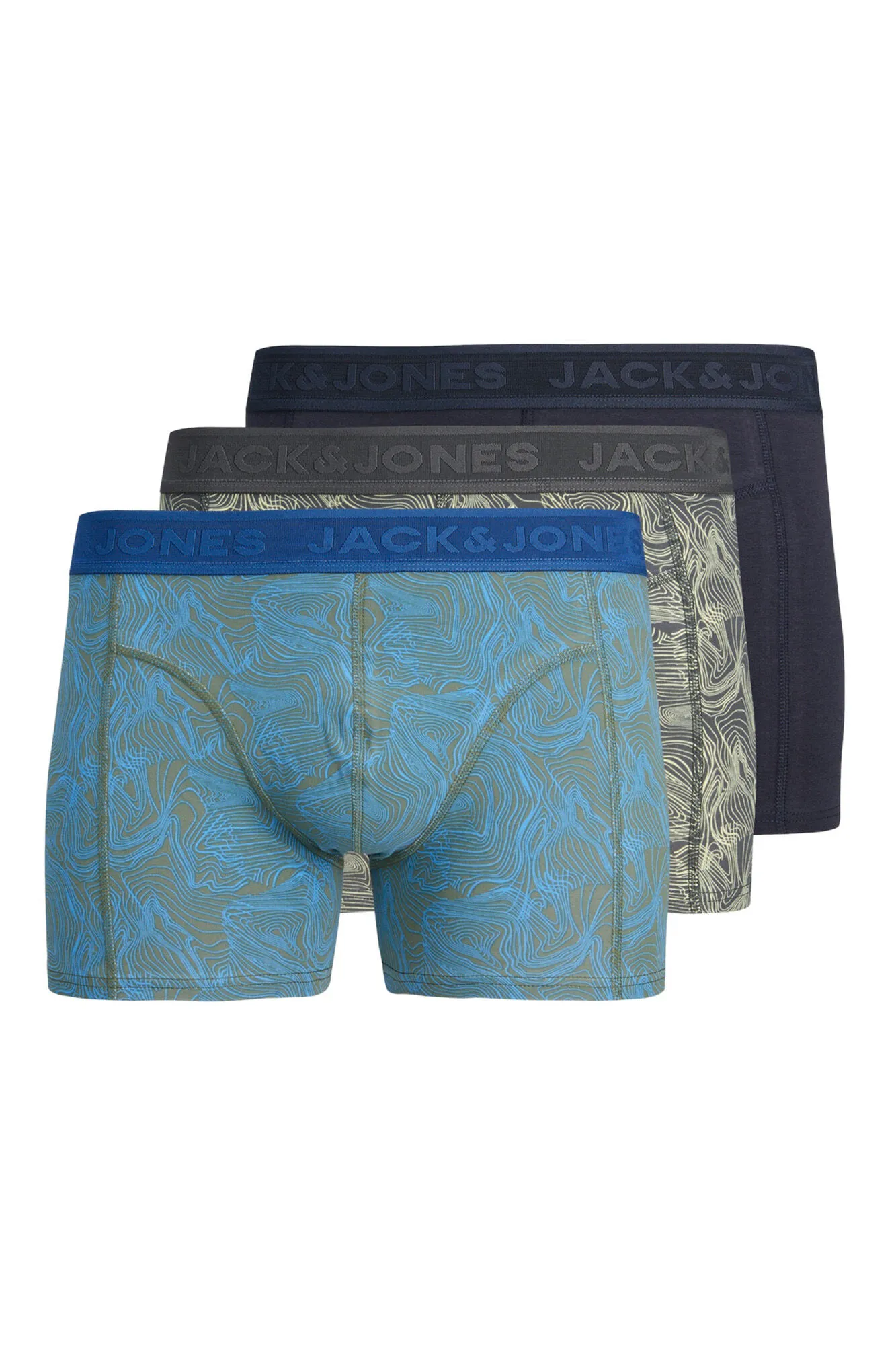 Jack & Jones Pack 3 bóxers algodón