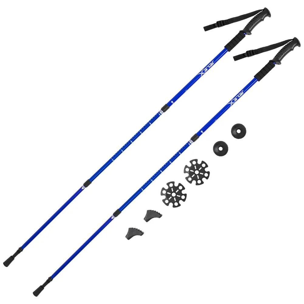 JELEX Nature Bastones de senderismo azul
