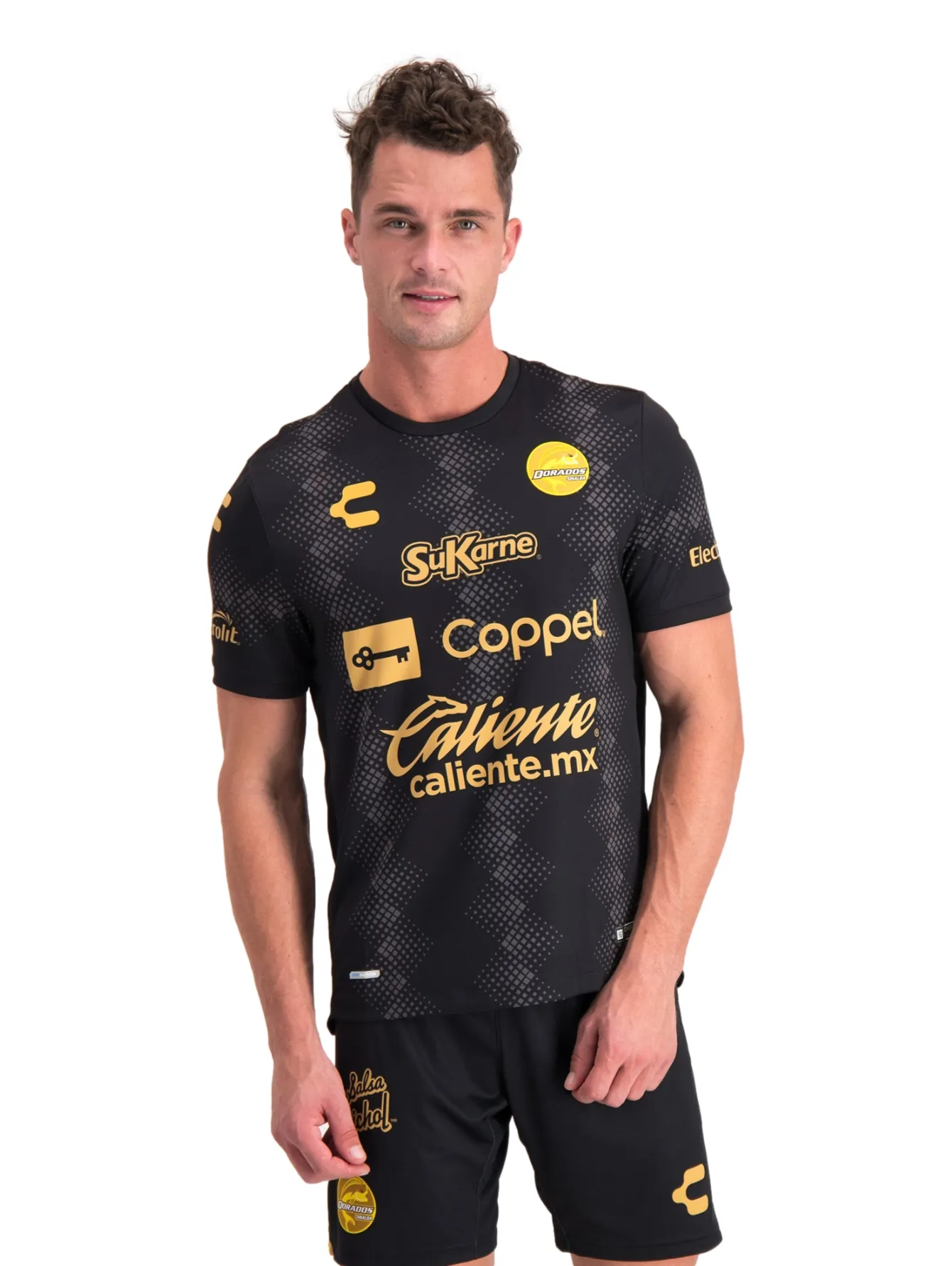 Jersey Charly Dorados Visita Para Hombre