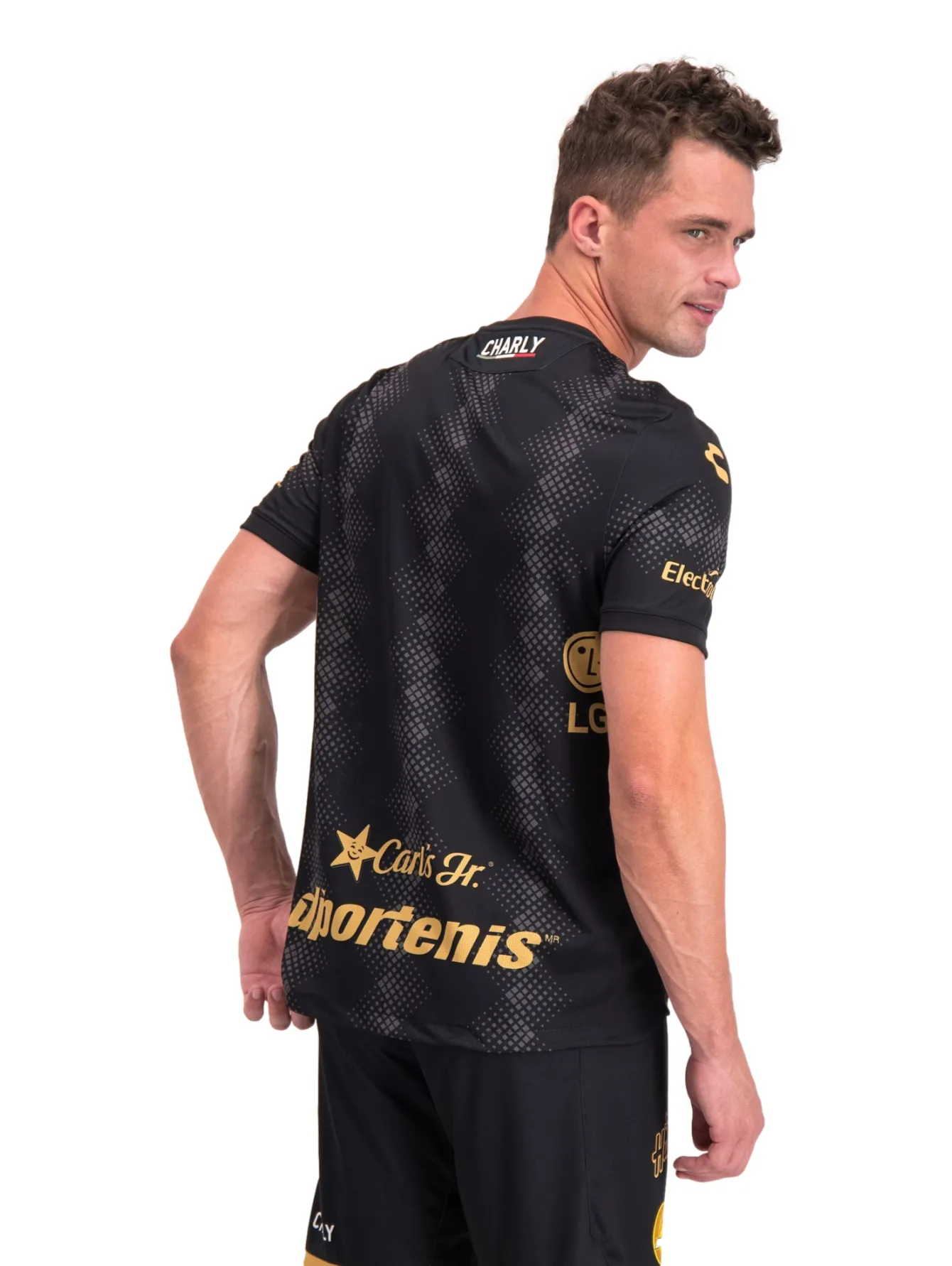 Jersey Charly Dorados Visita Para Hombre