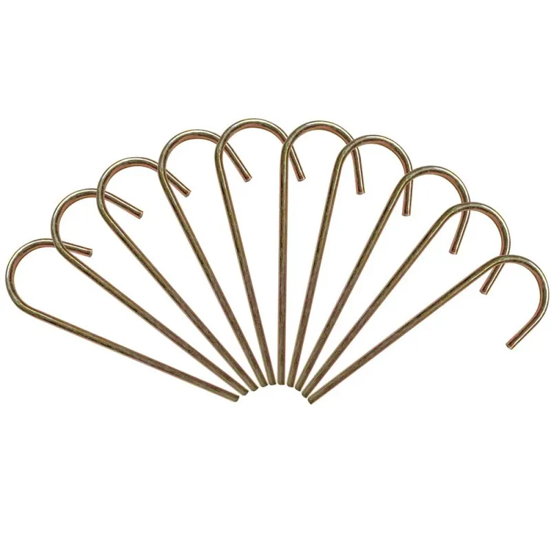 Juego de 10 piquetas anclaje cama elástica