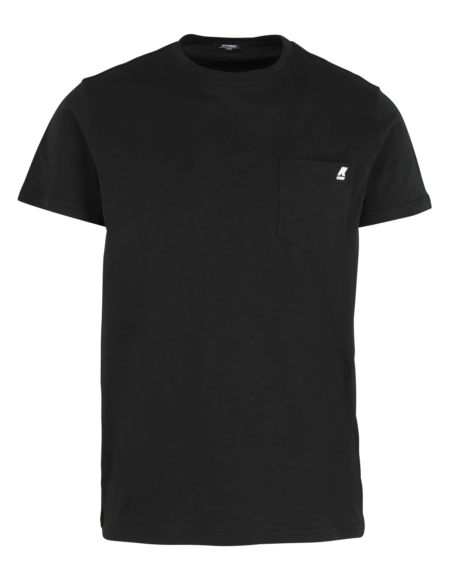KWAY SIGUR  CAMISETA DE ALGODóN CON CUELLO REDONDO EN NEGRO