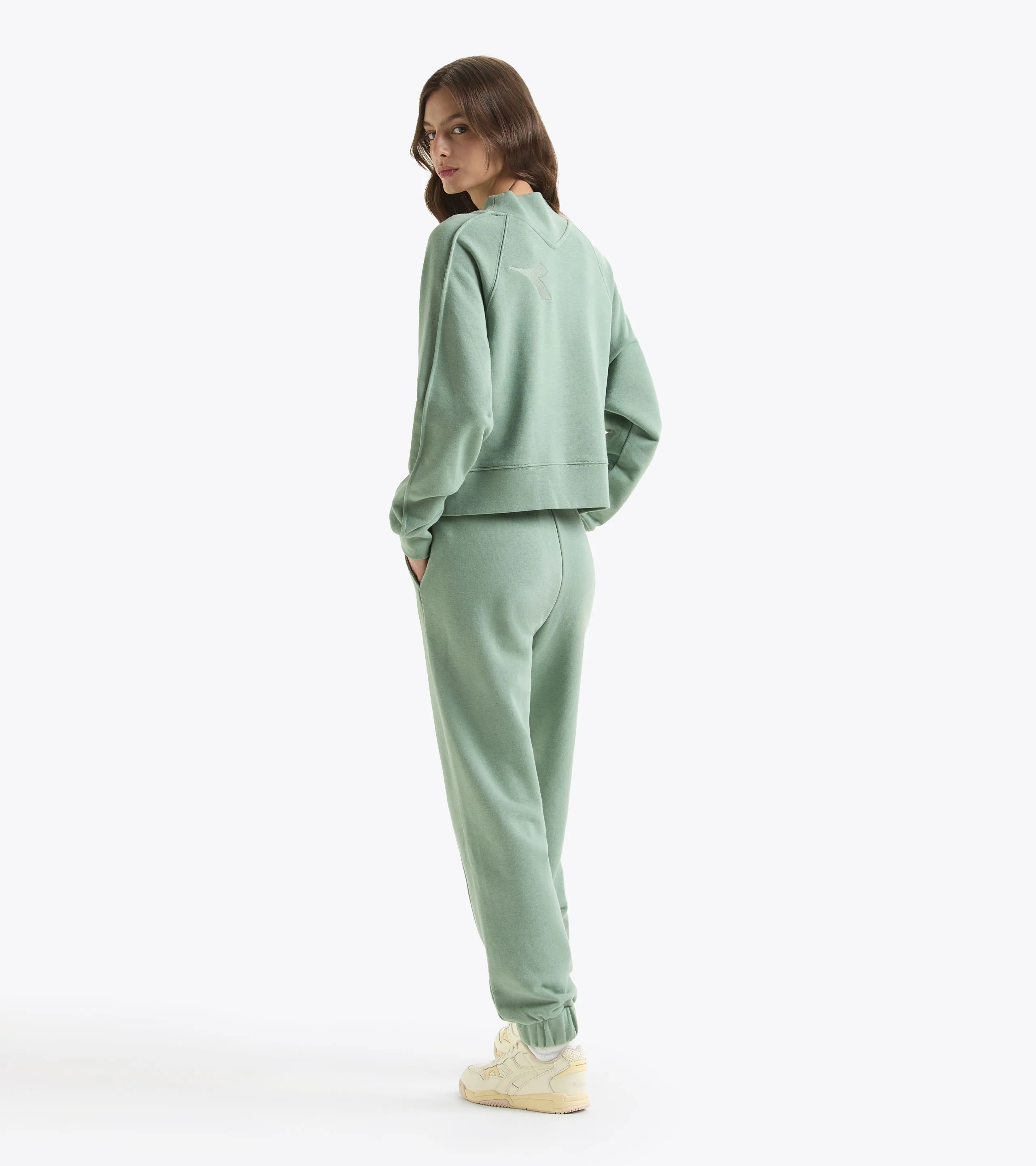 L. SWEATSHIRT CREW ATHL. LOGO SUDADERA DE CUELLO REDONDO  MUJER